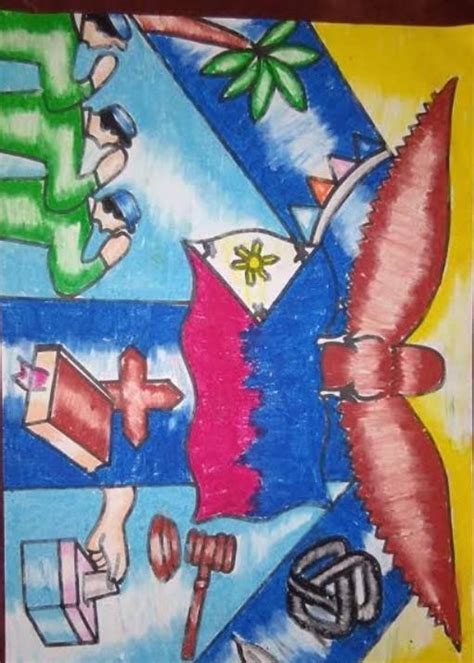 poster na nagpapakita ng kapayapaan